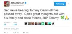 John Hartson tweet