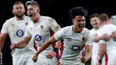Marcus Smith celebrates victory