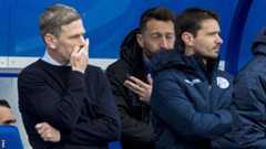 Gary Naysmith looks concerned against Partick Thistle