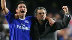 Frank Lampard & Jose Mourinho in 2005