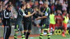 Michael Owen comes on for Jon Walters