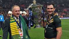 Australia coach Tim Sheens and captain Cameron Smith