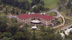 An aerial view of the Golden Generation Worship and Retreat Center in rural Saylorsburg, Pennsylvania, July 2013