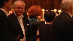 Martin McGuinness at banquet