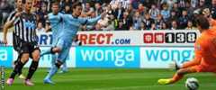 David Silva scores for Manchester City