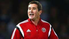 Sheffield United boss Nigel Clough