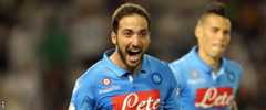 Gonzalo Higuain celebrates scoring