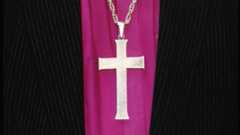 Cross on bishop