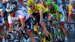 Chris Froome in the peloton at the Tour de France