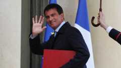 Manuel Valls at the Elysee Palace, 26 August