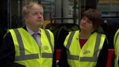 Arlene Foster and Boris Johnson