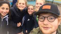 Ed Sheeran and fans