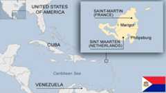 map of Sint Maarten