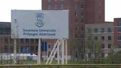 Swansea University sign