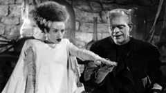 Elsa Lanchester and Boris Karloff