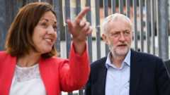 Kezia Dugdale and Jeremy Corbyn