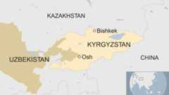 Kyrgyzstan map
