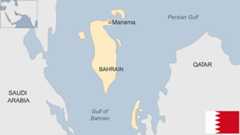 Map of Bahrain