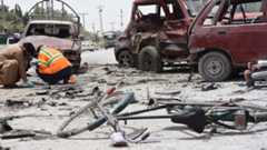 Suspected suicide bomb blast outside a polling station in Quetta