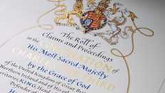 Coronation roll decoration