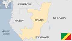 Map of Congo