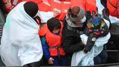 Baby and child at Dover