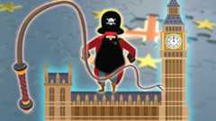 A whip, a pirate and the houses of parliament
