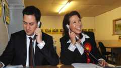 Ed Miliband and Debbie Abrahams
