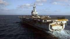 France's Charles de Gaulle aircraft carrier (file picture)
