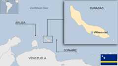 Map of Curacao