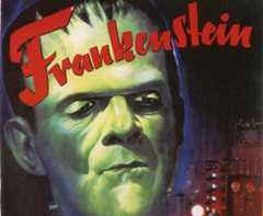movie poster of Boris Karloff's Frankenstein