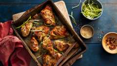Miso and beer marinated chicken