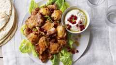 Oven-cooked chicken shawarma