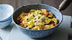 Singapore-style noodles