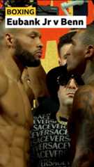 Chris Eubank Jr and Conor Benn face off