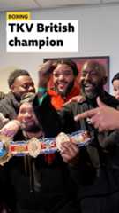 Jeamie TKV celebrates