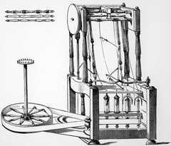Richard Arkwright's water frame.
