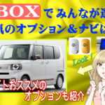 NBOXの人気オプション&ナビをチェック
