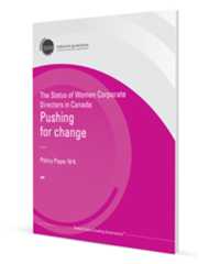 The Status of Women Corporate Directors in Canada