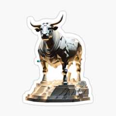 Bull Sticker