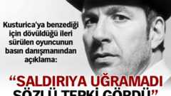 Saldırıya uğramadı, sözlü tepki gördü