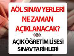 AÖL SINAV TARİHLERİ VE GÜNLERİ 2025 | MEB 2025-2026 Açık Öğretim Lisesi (AÖL) sınavları ne zaman, saat kaçta AÖL sınav giriş belgesi yayınlandı mı MEB AÖL sınav takvimi