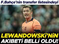 Fenerbahçe ile anılan Lewandowski için Barcelonadan karar çıktı