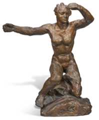GEORG KOLBE (1877-1947). Verkündung. bronze with brown patina Height: 13 in