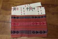 West Timor North Molo fabric off the loom & uncut, approx 194cm L x 82cm W. Ex Trevor Vale Collection