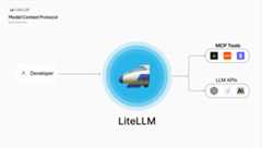 LiteLLMの概念図（LiteLLMの公式ドキュメントより）