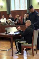 Ein Angeklagter vor Gericht