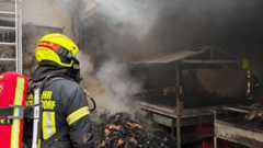 FF beim Brandeinsatz in Langenzersdorf