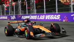 Oscar Piastri auf der Rennstrecke in Las Vegas.