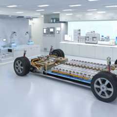 Symbolbild: Akku-Pack eines E-Autos im Labor Symbolbild: Akku-Pack eines E-Autos im Labor.